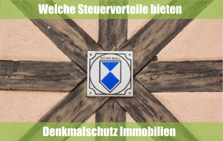 Steuervorteile von Denkmalschutz Immobilien