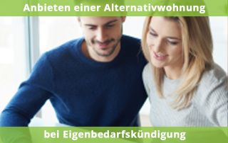 Anbieten einer Alternativwohnung