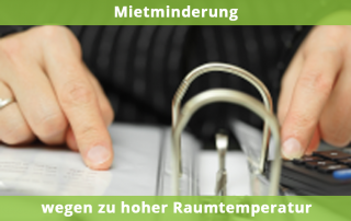 Mietminderung Raumtemperatur