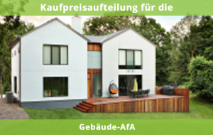 Kaufpreisaufteilung für die Gebäude-AfA