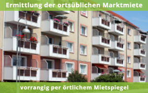Ermittlung der ortsüblichen Marktmiete vorrangig per ortlichem Mietspiegel
